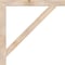 Ekena Millwork Traditional Block Smooth Bracket, Douglas Fir, 3 1/2"W x 40"D x 40"H BKT04X40X40TRA05SDF - alternate 2